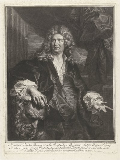 Ritratto di Martin Desjardins da Gérard Edelinck