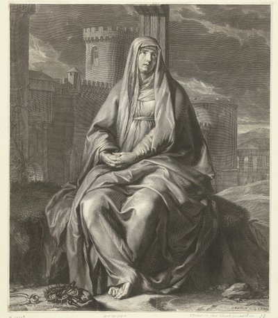 Maria Addolorata da Gérard Edelinck