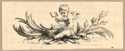 Finalino, putto con pala da Gravelot