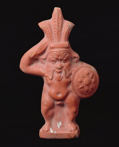 Statuetta del dio domestico egiziano Bes da Greco Roman