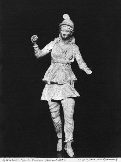 Attis che danza, periodo ellenistico, seconda metà del II secolo a.C., da Myrina (terracotta) da Greek