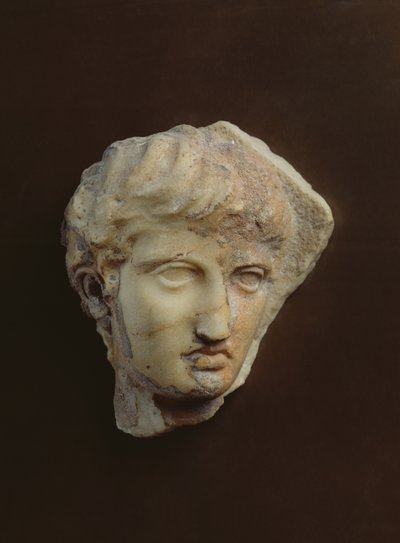 Testa di un cavaliere noto come La Coulonche da Greek