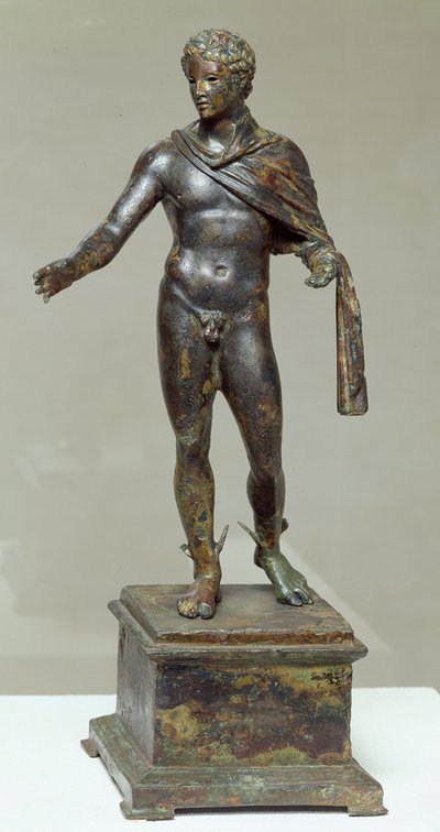 Ermes, trovato durante gli scavi subacquei a Mahdia, c.100 a.C. (bronzo) da Greek