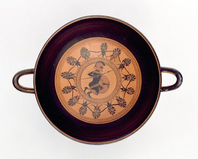 Coppa Siana raffigurante un guerriero, c.560 a.C. da Greek