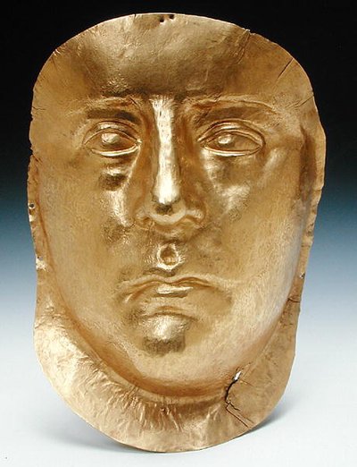 Maschera di Rheskuporis III (210-228 d.C.) Re del Bosforo da Greek Greek