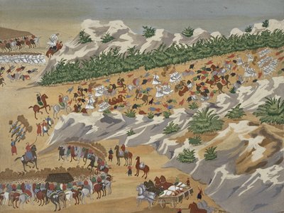Battaglia di Vasilika nel 1821, dalla Storia Illustrata della Guerra d