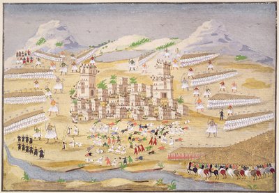 Battaglie intorno a Tebe, tavola 22 da Storia illustrata della guerra d