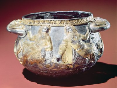 Coppa da bere raffigurante soldati sciti da Greek School