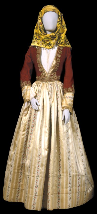 Costume femminile cittadino di Ydra da Greek School