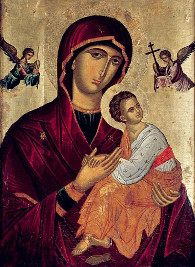 Icona raffigurante la Santa Madre della Passione da Greek School