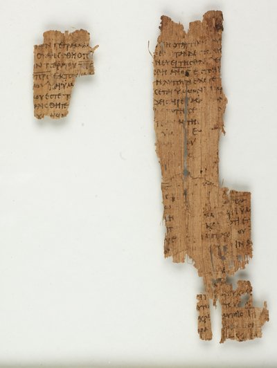 MS Gen 102613 Papiro 22 dal Vangelo di Giovanni (inchiostro su papiro) da Greek School