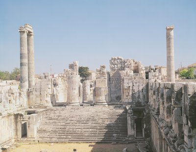 La Grande Scalinata del Tempio di Apollo, c.336 a.C. da Greek School
