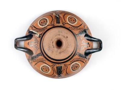 Vaso, coppa con occhi da Greek School