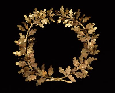 Corona di Foglie di Quercia e Ghiande, c.350-300 a.C. da Greek School