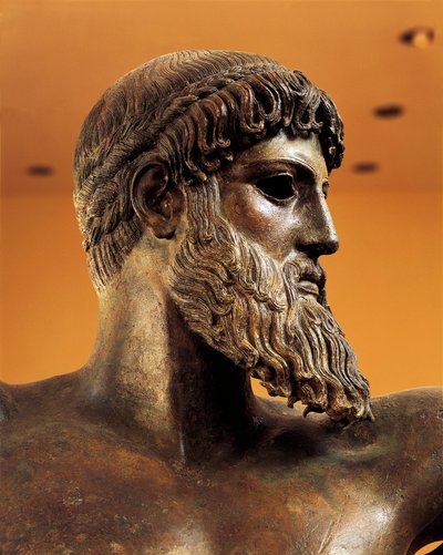 Statua in bronzo di Poseidone da Capo Artemisio da Greek School