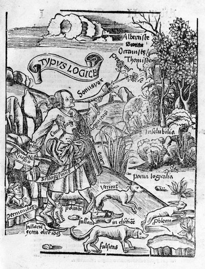 Arti liberali: Logica - in “Margarita Philosophica” di Gregor Reisch (1467-1525). Basilea da Gregor Reisch