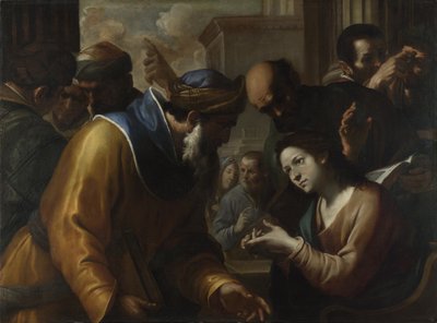 Cristo che disputa con i dottori, 1660s da Gregorio Preti