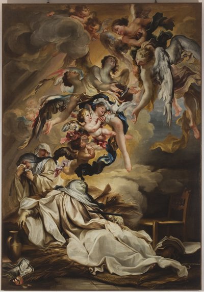 Morte di Santa Scolastica, c.1700 da Gregorio De Ferrari