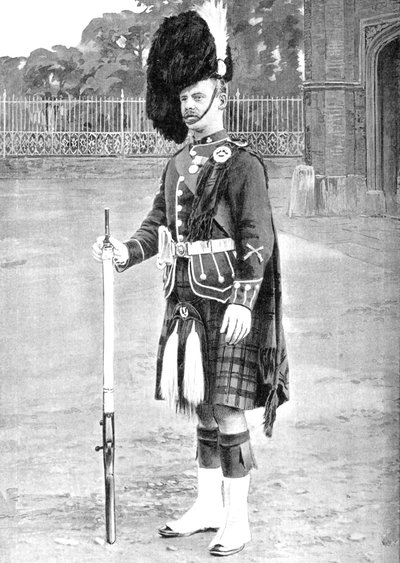 Sergente Maggiore, The Queens Own Cameron Highlanders, c1880 da Gregory and Co