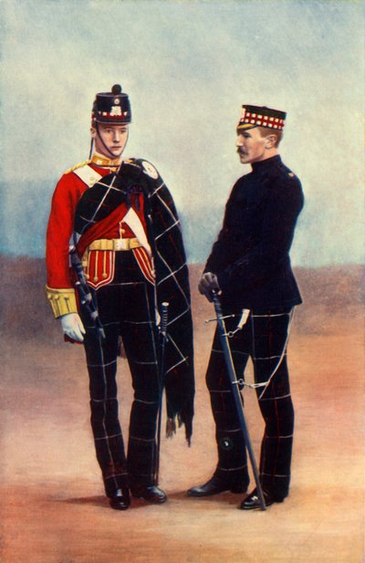 Ufficiali della Highland Light Infantry da Gregory and Co
