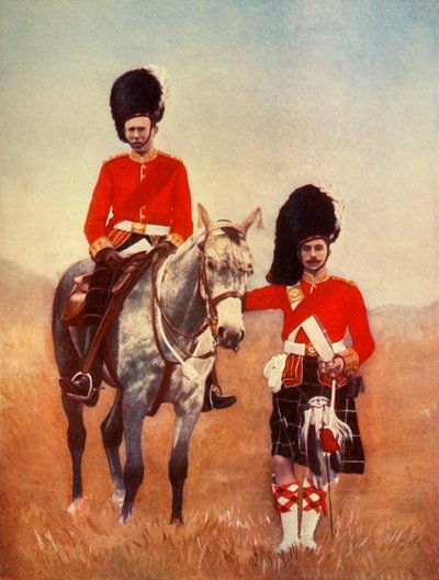 Ufficiali degli Highlanders di Seaforth, 1901 da Gregory and Co