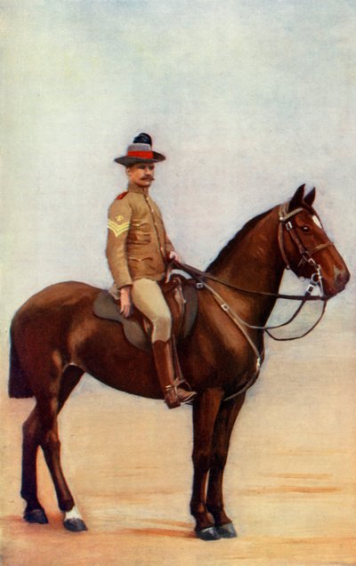 Sergente maggiore dei Lancers del Nuovo Galles del Sud, 1900 da Gregory and Co