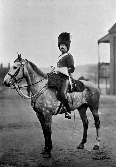 Sergente Maggiore G Duncan, Sergente Maggiore del Reggimento degli Scots Greys, 1896 da Gregory and Co