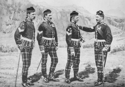 Sergenti, Seaforth Highlanders, c. 1880 da Gregory and Co