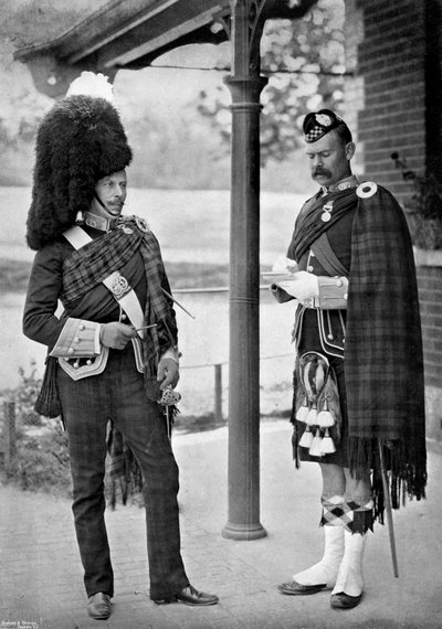 Il colonnello del 1º battaglione Argyll e Sutherland Highlanders, 1896 da Gregory and Co
