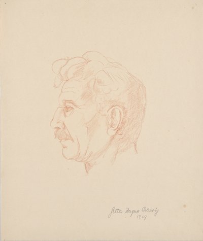 Ritratto di Franz Barwig il Vecchio da Grete Wagner Barwig