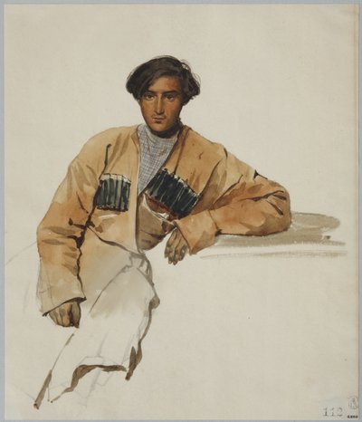 Ritratto di Christophor Dmitrievich Sanikidze, 1841 da Grigori Grigorevich Gagarin