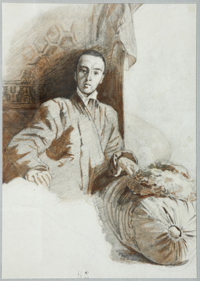 Ritratto del conte Alexander Illarionovich Vasilchikov 1818-1881, 1841 da Grigori Grigorevich Gagarin