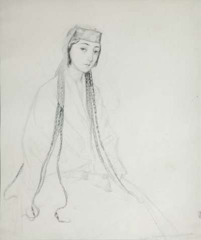 Ritratto della Principessa Maria Maiko Orbeliani 1818-1849, 1840-1842 da Grigori Grigorevich Gagarin