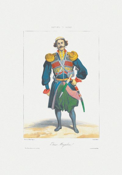 Principe di Megrelia Da: Scene, paesaggi, costumi e usanze del Caucaso da Grigori Grigorevich Gagarin