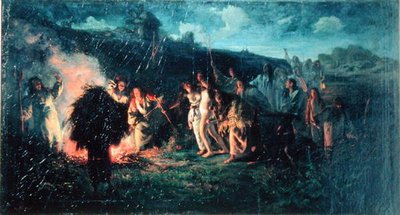 Cerimonia prima del matrimonio, 1876 da Grigori Grigorievich Mjasoedov
