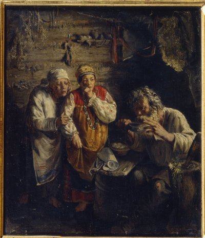 La guaritrice da Grigori Grigoryevich Myasoedov