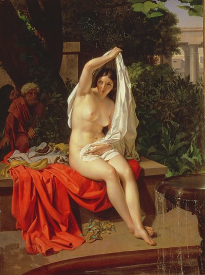 Susanna e i vecchioni, 1831 da Grigori Ignatevich Lapchenko