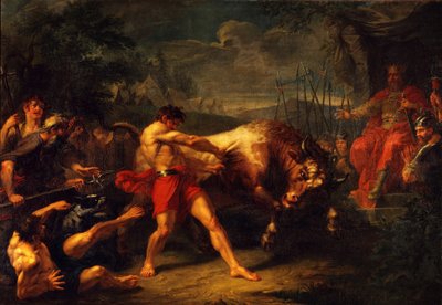 La prova di forza di Yan Usmar, 1796 da Grigori Ivanovich Ugryumov