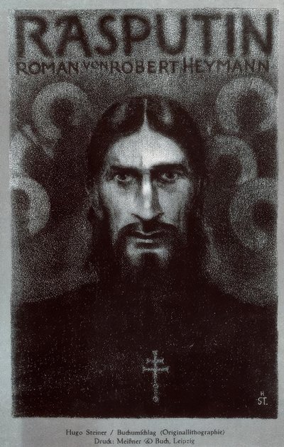 Rasputin / Copertina del libro 1919 da Grigori Jefimowitsch Rasputin
