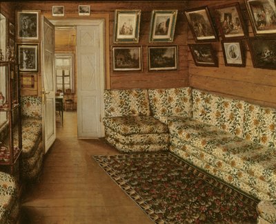 Sala di ricevimento di una casa padronale da Grigori Vasilievich Soroka