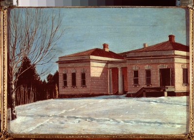 Veduta della tenuta Milyukov a Ostrovski (Russia) da Grigori Vasilievich Soroka