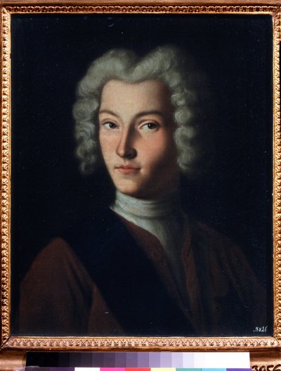 Ritratto dello zar Pietro II di Russia da Grigory Dmitriev Molchanov
