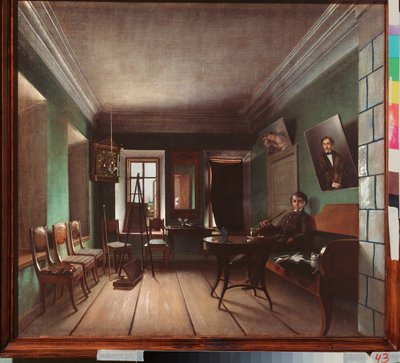 Interno della casa Bykov da Grigory Vasilievich Yurov