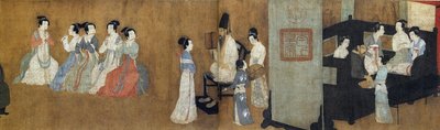 Festini notturni di Han Xizai (dettaglio) da Gu Hongzhong (after)