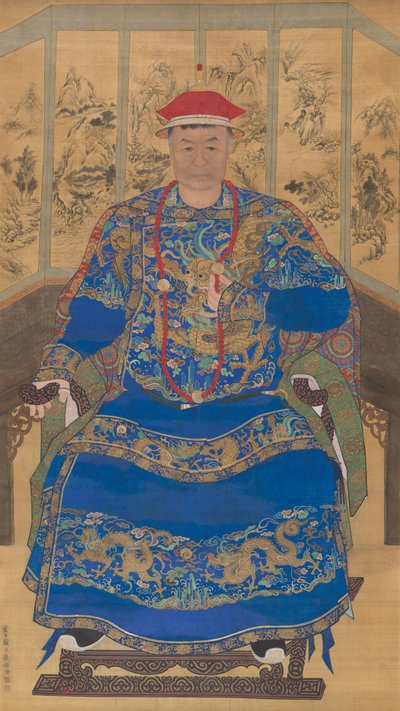 Ritratto di un principe manciù da Gu Jianlong