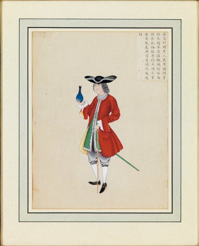 Ritratto di uno straniero, c.1765 da Guanpeng Ding