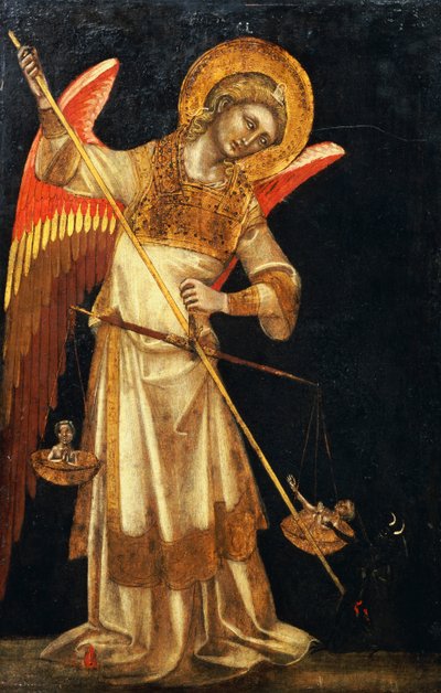 Un angelo che protegge un