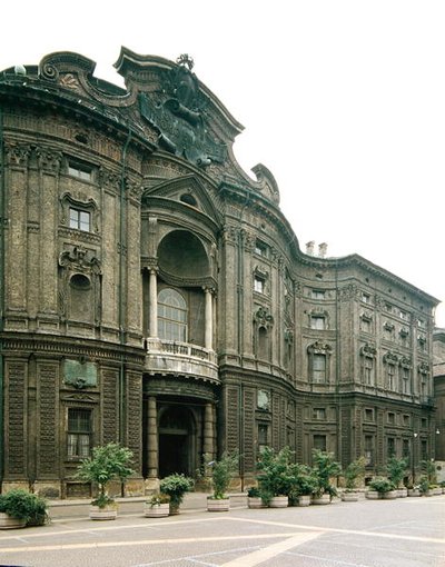 Facciata di Palazzo Carignano da Guarino Guarini
