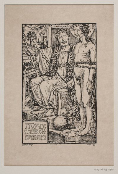 Cristo davanti a Pilato da Gudmund Hentze