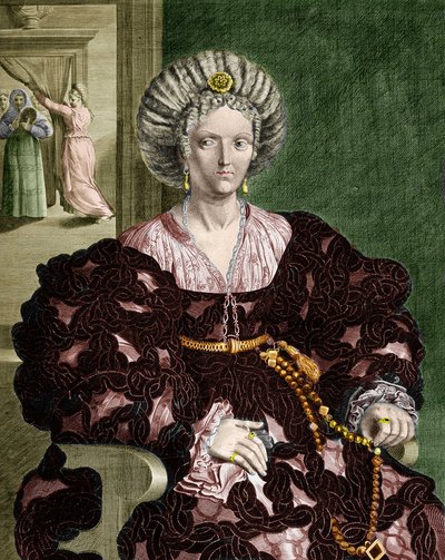 Ritratto di Lucrezia Borgia da Guercino (1591 1666) (after)